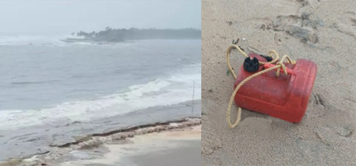 boat capsizes